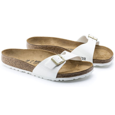 Sandale pour adulte madrid laque-blanc 1005310/1005309