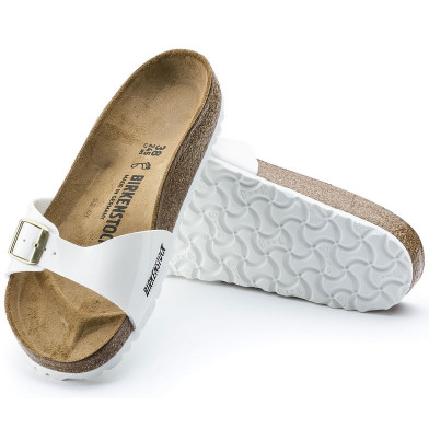 Sandale pour adulte madrid laque-blanc 1005310/1005309