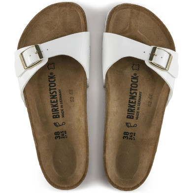 Sandale pour adulte madrid laque-blanc 1005310/1005309