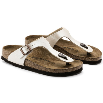 Sandale à entre-doigts gizeh pour adulte pearl-white 943871/943873