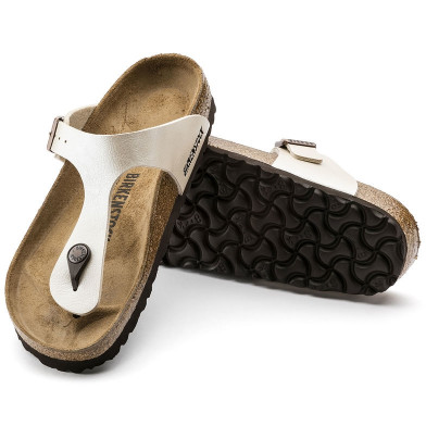 Sandale à entre-doigts gizeh pour adulte pearl-white 943871/943873