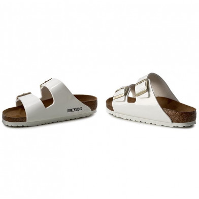 Sandale Arizona pour adulte blanc-vernis 1005294/1005293