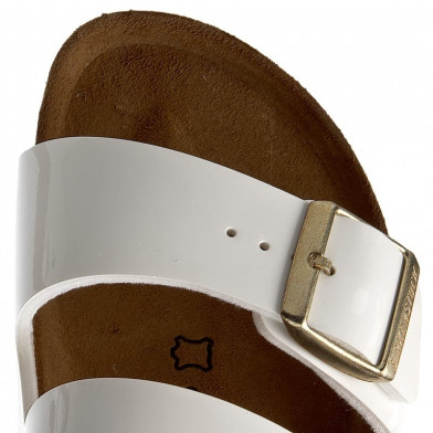 Sandale Arizona pour adulte blanc-vernis 1005294/1005293