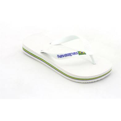 Tong pour enfant Brasil Logo white 4110850-001