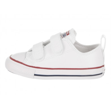 Chaussures à scratch pour enfant chuck taylor all star 2v blanc 748653c