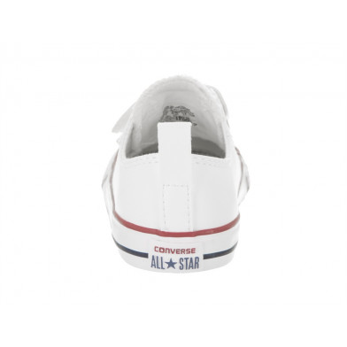 Chaussures à scratch pour enfant chuck taylor all star 2v blanc 748653c