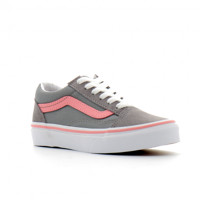 Chaussures à Scratch pour enfant Old Skool gris-rose vn0a4buuwl91