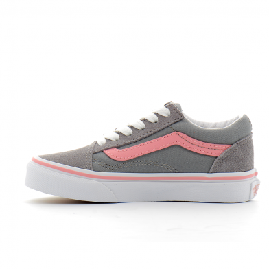 Chaussures à Scratch pour enfant Old Skool gris-rose vn0a4buuwl91