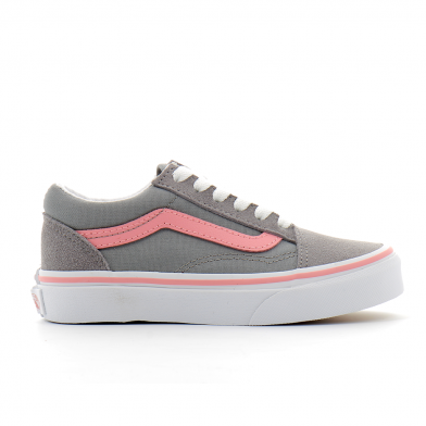 Chaussures à Scratch pour enfant Old Skool gris-rose vn0a4buuwl91