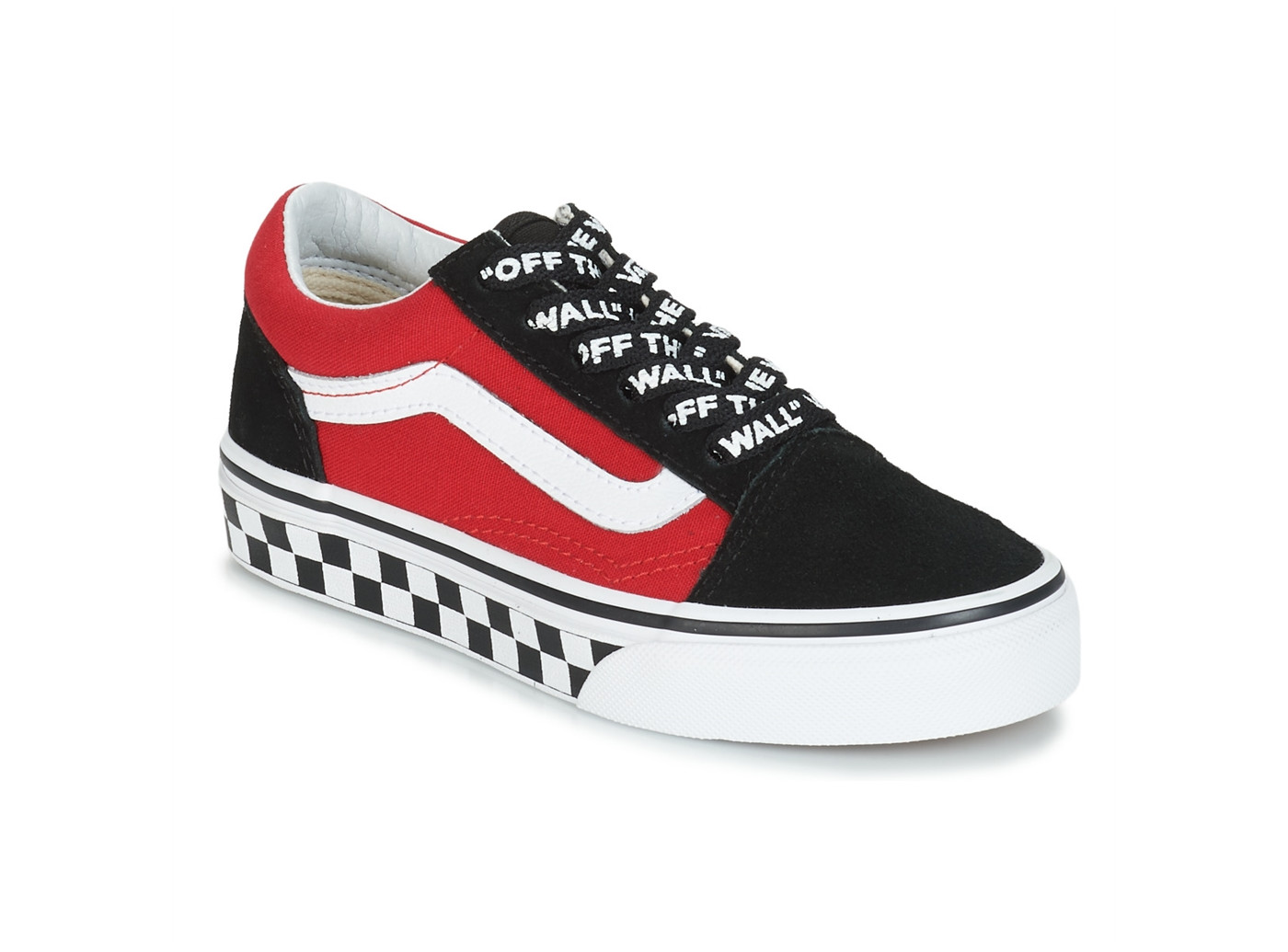 vans rouge et noire