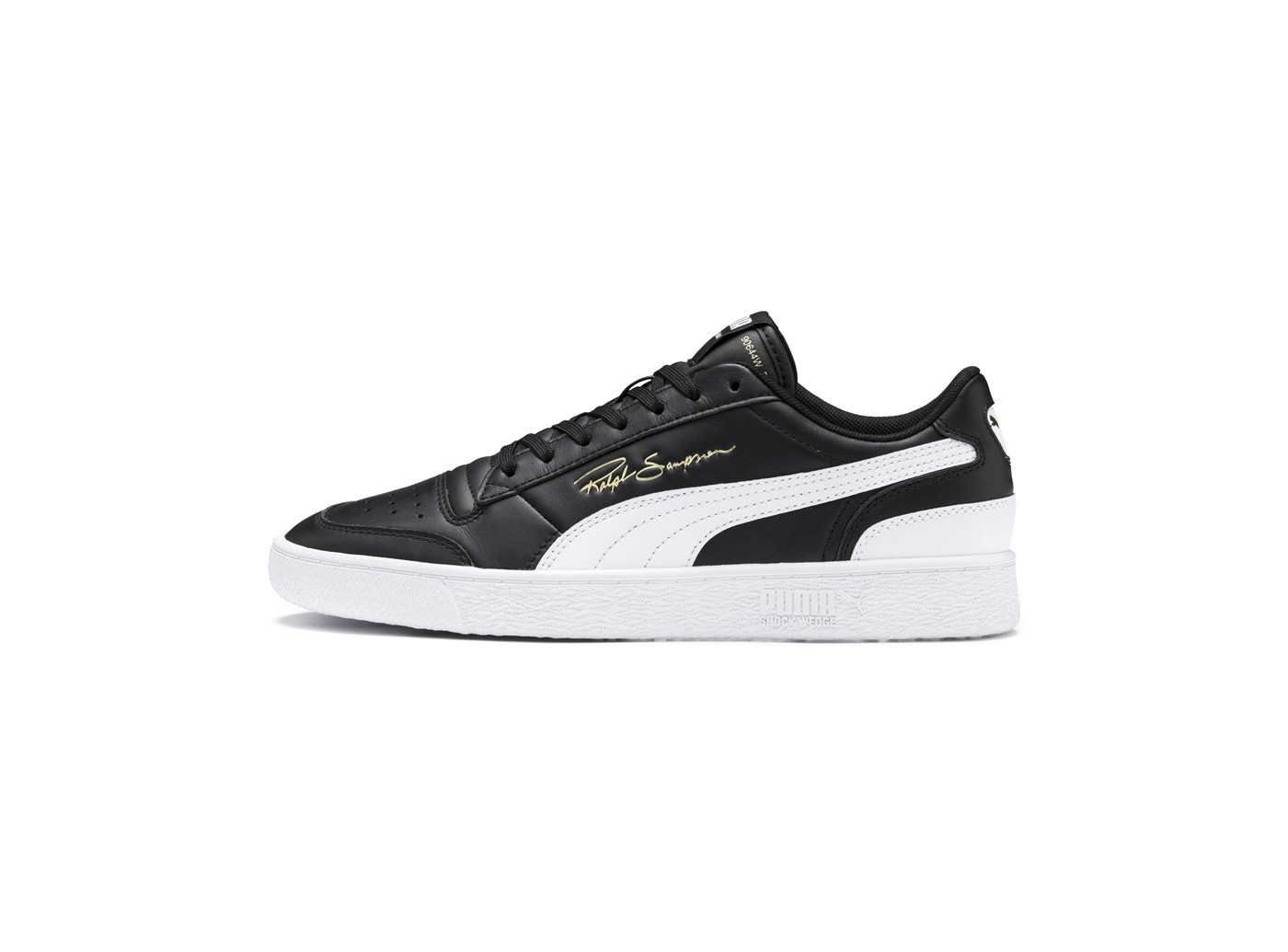 basket puma noir et jaune