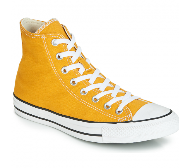 converse femme jaune moutarde