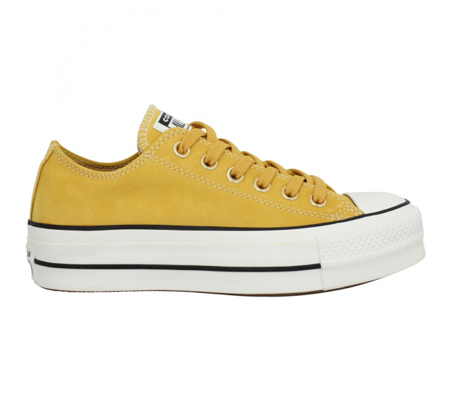 converse femme jaune moutarde