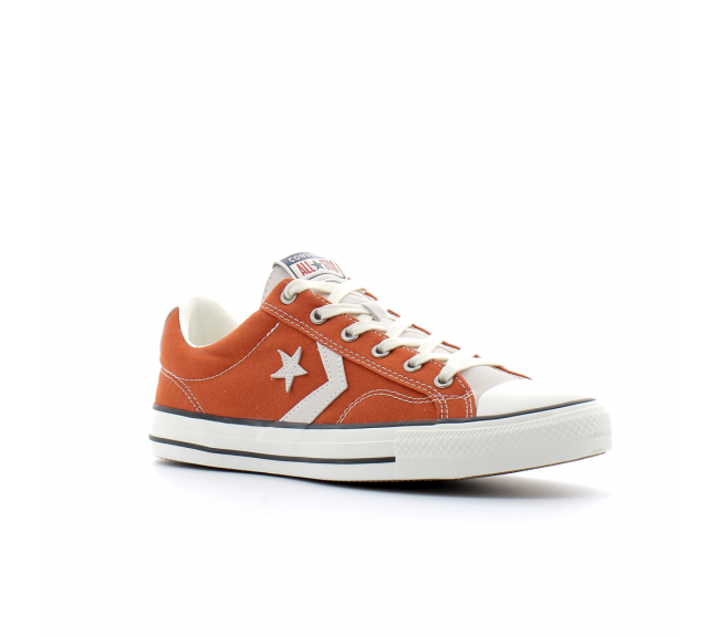 converse cuir rouille