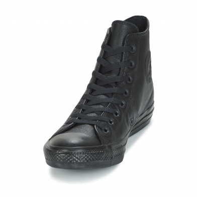 Chaussures montantes à lacet en cuir pour adulte Chuck Taylor All Star Leather mononoir 135251c