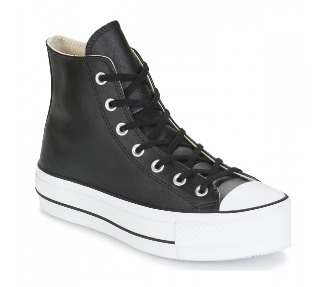 Chuck Taylor All Star Lift Leather noir 561675c