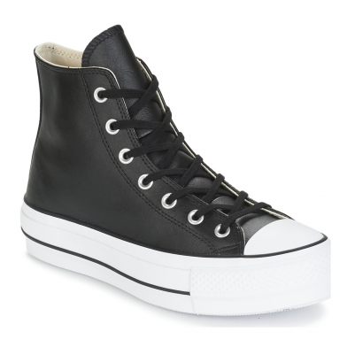 Chuck Taylor All Star Lift Leather noir 561675c