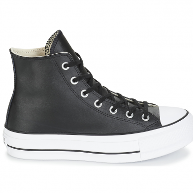 Chuck Taylor All Star Lift Leather noir 561675c
