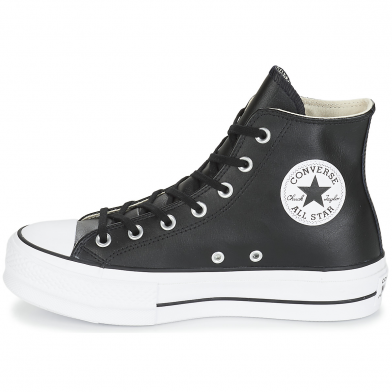 Chuck Taylor All Star Lift Leather noir 561675c