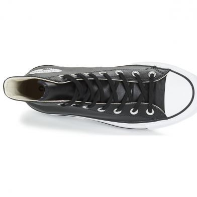 Chuck Taylor All Star Lift Leather noir 561675c
