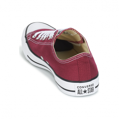 Chaussures basses à lacet pour adulte chuck taylor all star classic bordeaux m9691c