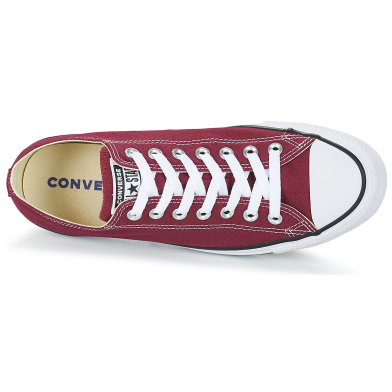 Chaussures basses à lacet pour adulte chuck taylor all star classic bordeaux m9691c