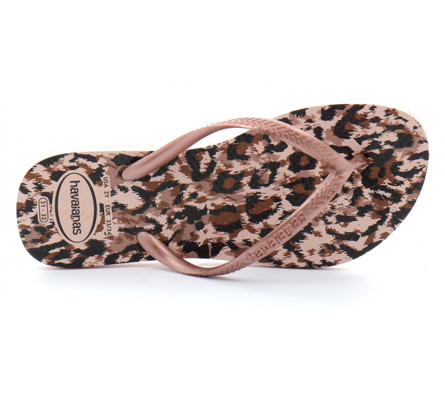 Tong pour enfant Slim Leopard ballet-rose 4103352.0076
