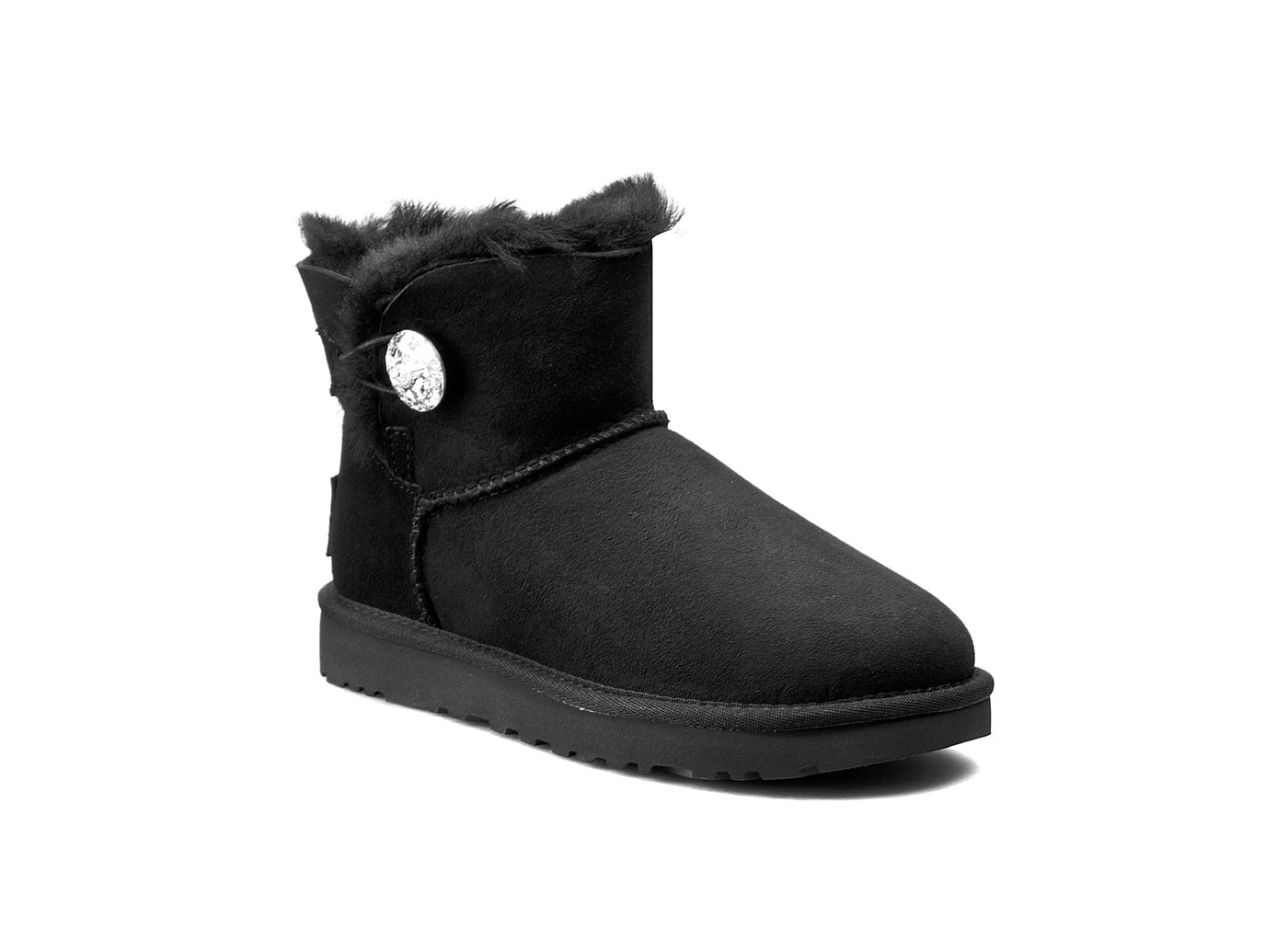 bottines ugg mini bailey button bling gris bottines ugg mini bailey button bling gris