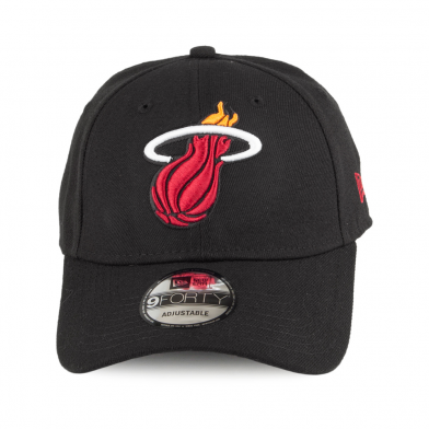 Casquette adulte Réglable 9FORTY Miami Heat The League Noir noir osfa