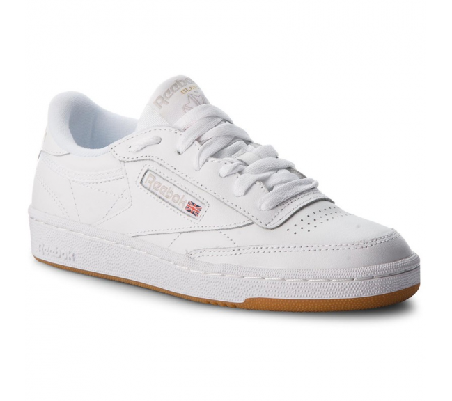 Basket à lacet pour adulte Club C 85 blanc bs7686
