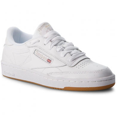 Basket à lacet pour adulte Club C 85 blanc bs7686
