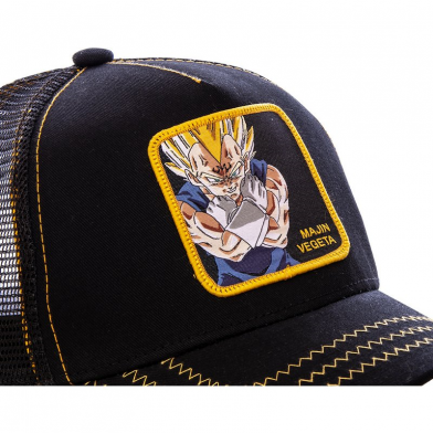 casquette dragon ball z mâjin vegeta noir noir cl/dbz2/1/mv2