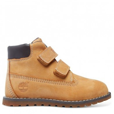 TIMBERLAND - TIMBERLAND POKEY PINE HOOK ET LOOP A127M WHEAT JAUNE - OFFSHOES.FR wheat-jaune baby.