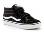 Chaussures à Scratch pour enfant Sk8-Mid Reissue noir-blanc vn00018t6bt1