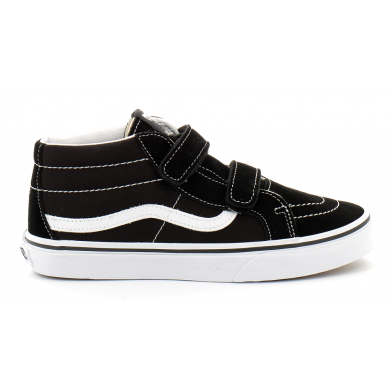 Chaussures à Scratch pour enfant Sk8-Mid Reissue noir-blanc vn00018t6bt1