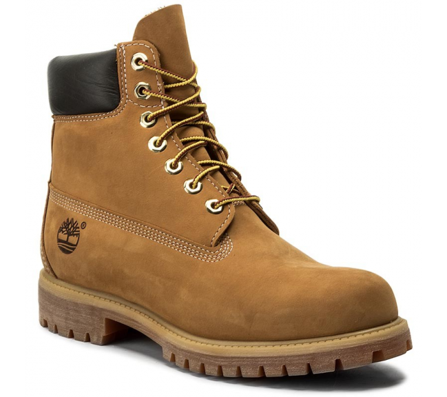 Boot imperméable pour homme en jaune 6-inch premium wheat-jaune mn.
