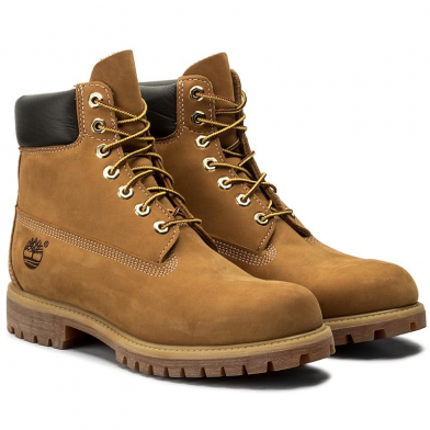 Boot imperméable pour homme en jaune 6-inch premium wheat-jaune mn.