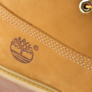 Boot imperméable à lacets pour femme en jaune 6-inch wheat wm.