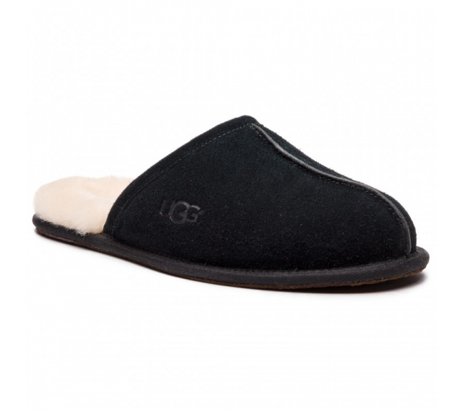 ugg scuff chaussons noir 1101111-blk