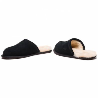 ugg scuff chaussons noir 1101111-blk