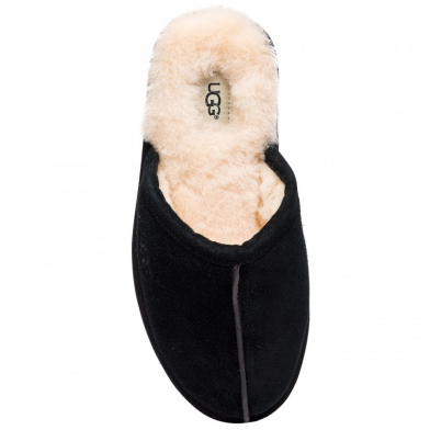 ugg scuff chaussons noir 1101111-blk