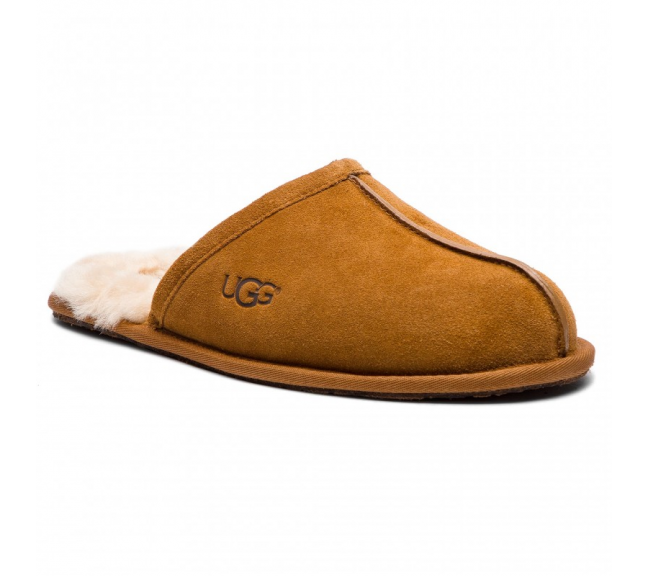 ugg scuff chaussons chestnut 1101111-che