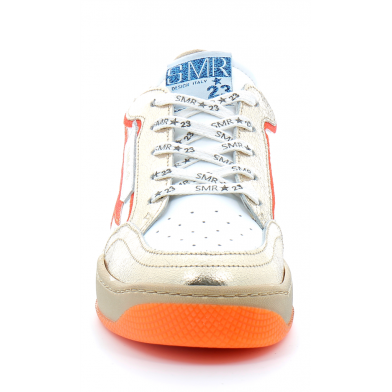 Basket mode à lacet pour femme ARTO blanc-or 3324