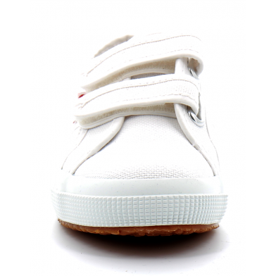 Tennis basse à scratch pour enfant COTJSTRAP CLASSIC blanc pers0003e0-2750-cotjstrap-901