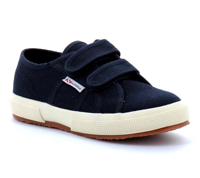 Tennis basse à scratch pour enfant COTJSTRAP CLASSIC bleu pers0003e0-2750-cotjstrap-933