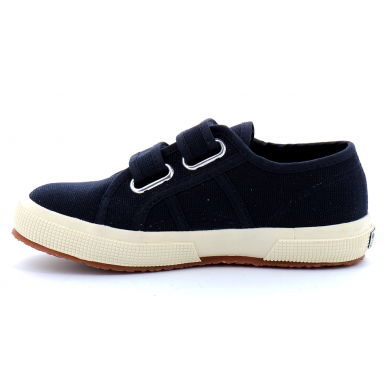 Tennis basse à scratch pour enfant COTJSTRAP CLASSIC bleu pers0003e0-2750-cotjstrap-933