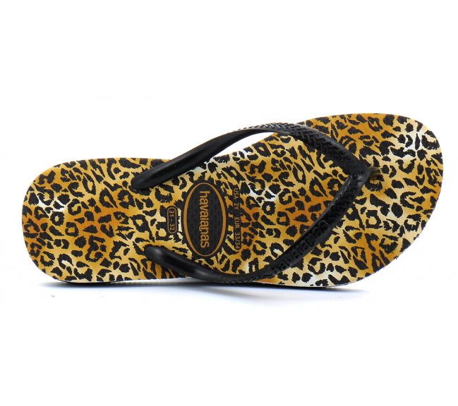Tong pour enfant Slim Leopard black 4145480.1069