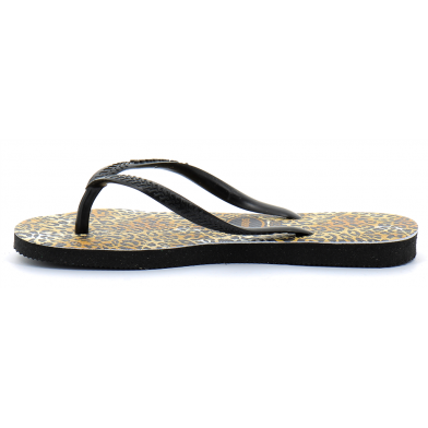 Tong pour enfant Slim Leopard black 4145480.1069