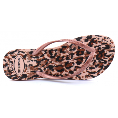 Tong pour femme Slim Leopard ballet-rose 4103352.0076