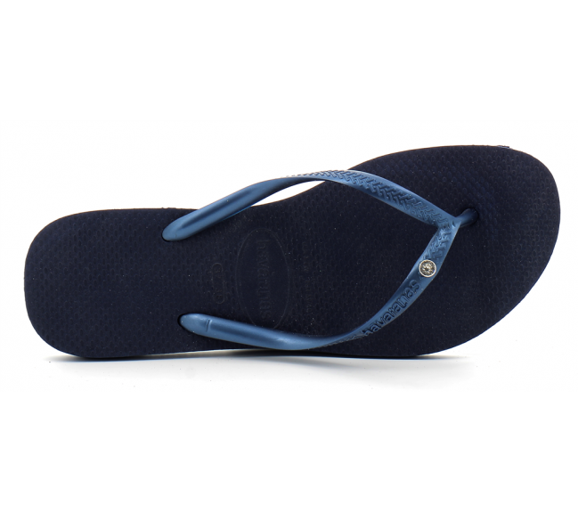 Tong pour femme Slim Crystal Sw II navy-blue 4145651.0555